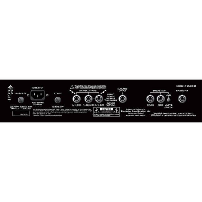 Ģitāras pastiprinātājs Blackstar HT Studio 20 Combo