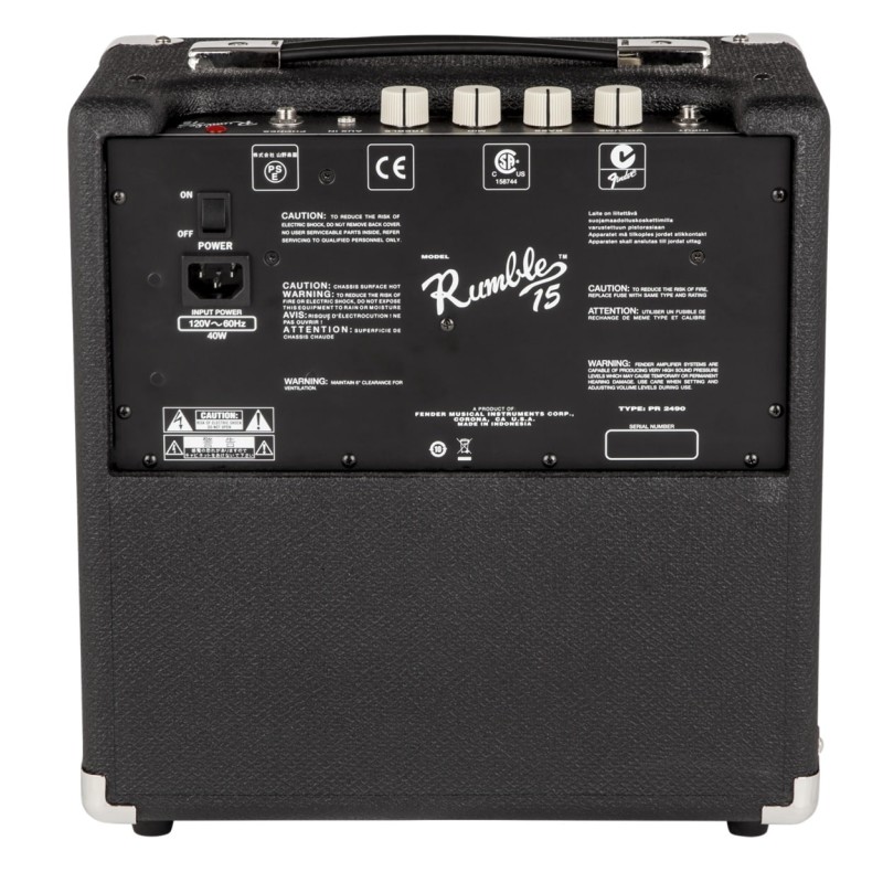 Basģitāras pastiprinātājs Fender Rumble 15