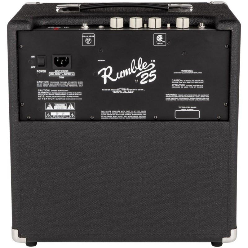 Basģitāras pastiprinātājs Fender Rumble 25