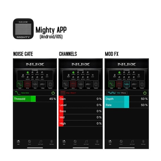 Ģitāras pastiprinātājs Nux Mighty 40 MKII Ģitāras pastiprinātājs Nux Mighty 40 MKII