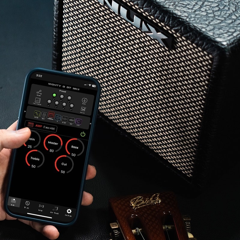Ģitāras pastiprinātājs Nux Mighty-8BT MKII Ģitāras pastiprinātājs Nux Mighty-8BT MKII