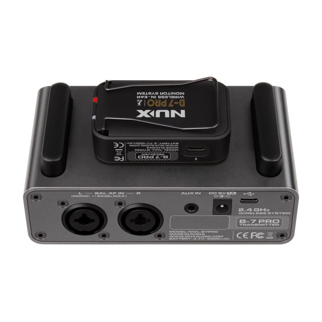 Bezvadu ausu monitora sistēma Nux B-7Pro Bezvadu ausu monitora sistēma Nux B-7Pro