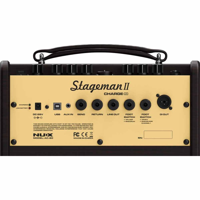 Ģitāras pastiprinātājs Nux Stageman II AC-80 Ģitāras pastiprinātājs Nux Stageman II AC-80