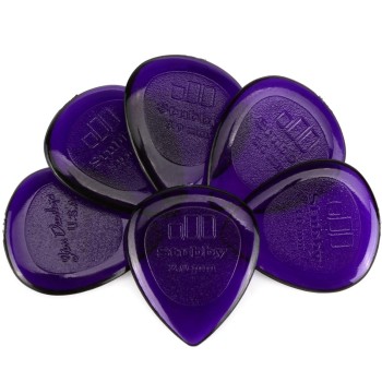 Dunlop mediatori Stubby 3mm (6 gab.) Dunlop mediatori Stubby 3mm (6 gab.)