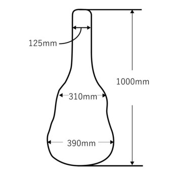 Klasiskās ģitāras soma CNB CB380 Klasiskās ģitāras soma CNB CB380