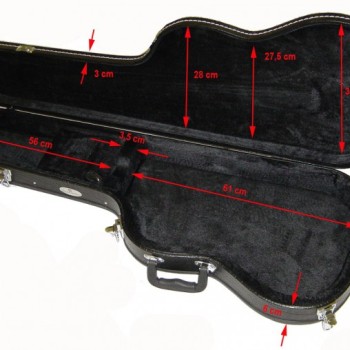 Basģitāras cietais koferis Soundsation SCEB