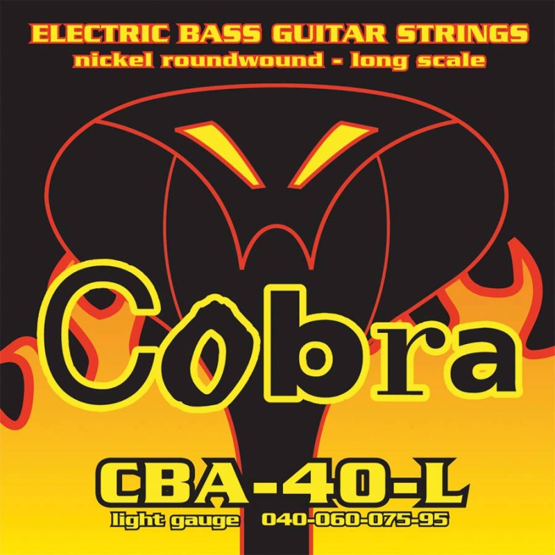 Basģitāras stīgas Cobra CBA-40-L (40-95) Basģitāras stīgas Cobra CBA-40-L (40-95)