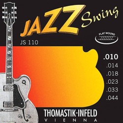 Elektriskās ģitāras stīgas Thomastik Jazz Flatwound (10-44) Elektriskās ģitāras stīgas Thomastik Jazz Flatwound (10-44)