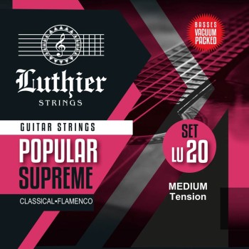 Klasiskās ģitāras stīgas Luthier L-20 Klasiskās ģitāras stīgas Luthier L-20