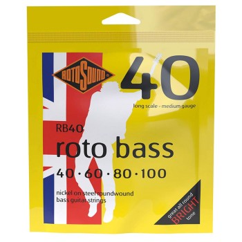 Basģitāras stīgas Rotosound RB40 (40-100)