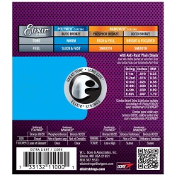 Akustiskās ģitāras stīgas Elixir Polyweb 11000 (10-47) Akustiskās ģitāras stīgas Elixir Polyweb 11000 (10-47)