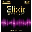 Akustiskās ģitāras stīgas Elixir Attune 21027 (11-52)