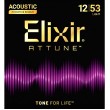 Akustiskās ģitāras stīgas Elixir Attune 21052 (12-53)