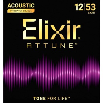 Akustiskās ģitāras stīgas Elixir Attune 21052 (12-53)