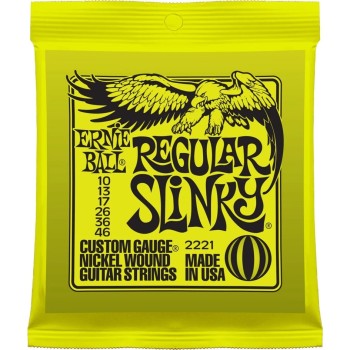 Elektriskās ģitāras stīgas Ernie Ball 2221 (10-46) Elektriskās ģitāras stīgas Ernie Ball 2221 (10-46)