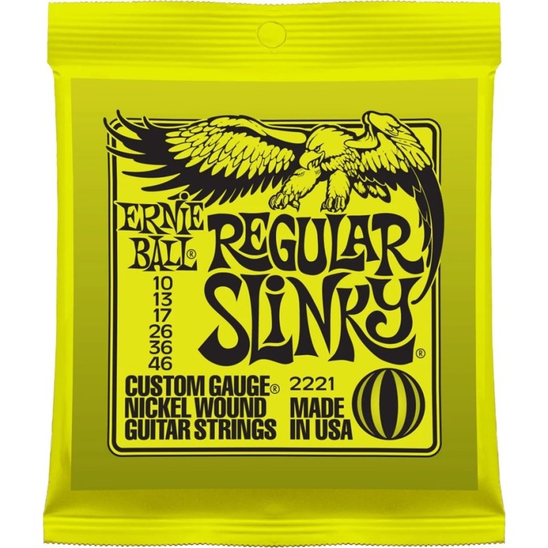 Elektriskās ģitāras stīgas Ernie Ball 2221 (10-46) Elektriskās ģitāras stīgas Ernie Ball 2221 (10-46)