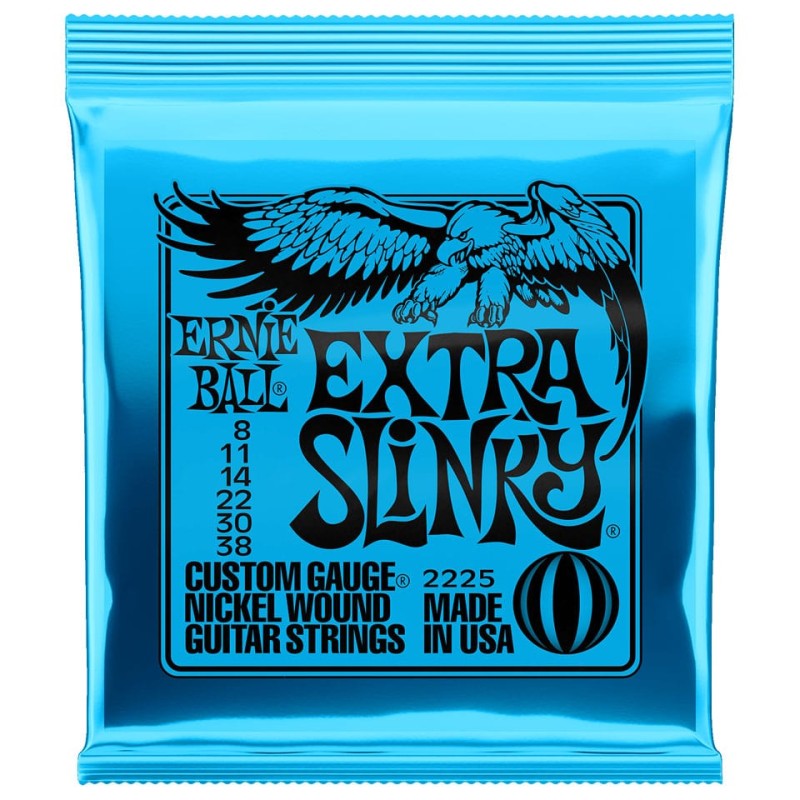 Elektriskās ģitāras stīgas Ernie Ball 2225 (08-38) Elektriskās ģitāras stīgas Ernie Ball 2225 (08-38)