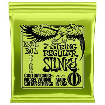 7-stīgu elektriskās ģitāras stīgas Ernie Ball 2621 (10-56) 7-stīgu elektriskās ģitāras stīgas Ernie Ball 2621 (10-56)