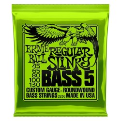 5-stīgu basģitāras stīgas Ernie Ball 2836 (45-130)