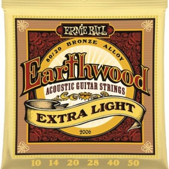 Akustiskās ģitāras stīgas Ernie Ball 2006 (10-50) Akustiskās ģitāras stīgas Ernie Ball 2006 (10-50)