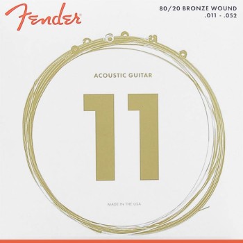 Akustiskās ģitāras stīgas Fender F-70CL (11-52) Akustiskās ģitāras stīgas Fender F-70CL (11-52)