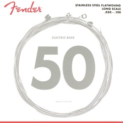 Fender Bass Guitar Strings F-9050ML Flatwound (50-100)