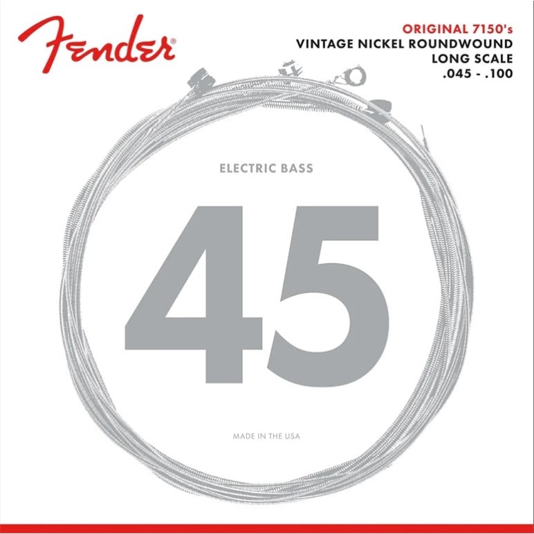 Basģitāras stīgas Fender F-7150ML (45-100) Basģitāras stīgas Fender F-7150ML (45-100)