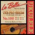 Koncerta/Tenora ukuleles stīgas La Bella L-100