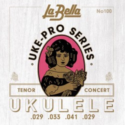 Koncerta/Tenora ukuleles stīgas La Bella L-100 Koncerta/Tenora ukuleles stīgas La Bella L-100