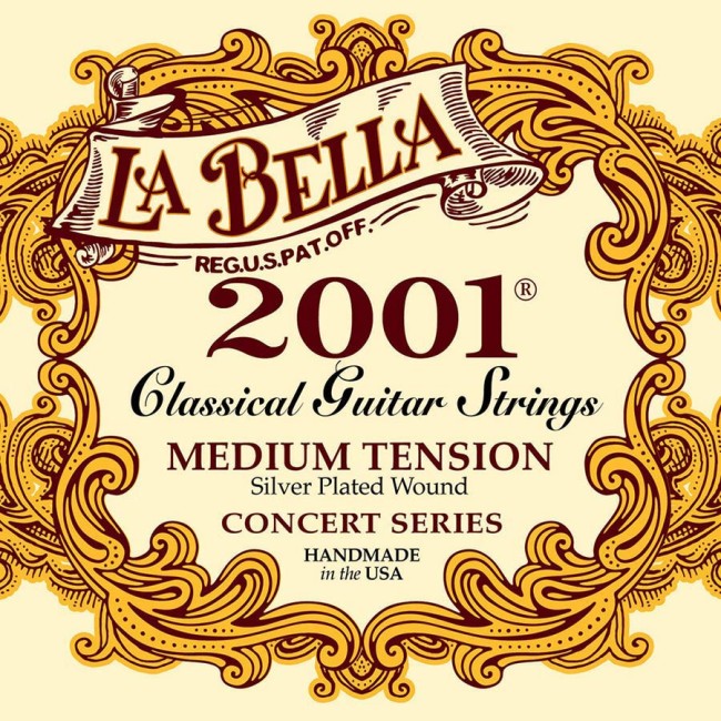 Klasiskās ģitāras stīgas La Bella L-2001M