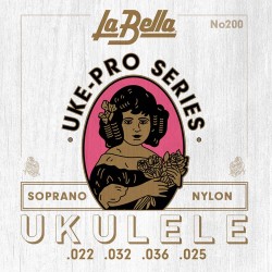 Soprāna ukuleles stīgas La Bella L-200 Soprāna ukuleles stīgas La Bella L-200
