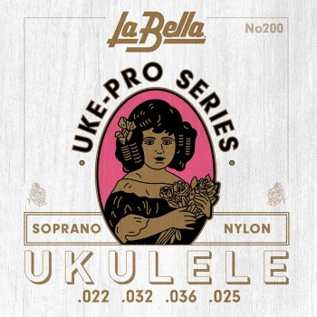 Soprāna ukuleles stīgas La Bella L-200 Soprāna ukuleles stīgas La Bella L-200