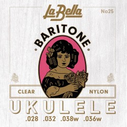 Baritona ukuleles stīgas La Bella L-25 Baritona ukuleles stīgas La Bella L-25