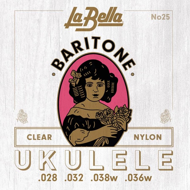 Baritona ukuleles stīgas La Bella L-25