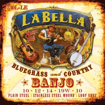 Bandžo stīgas La Bella L-730L-LE