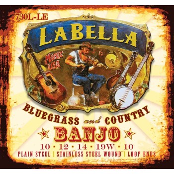 Bandžo stīgas La Bella L-730L-LE Bandžo stīgas La Bella L-730L-LE