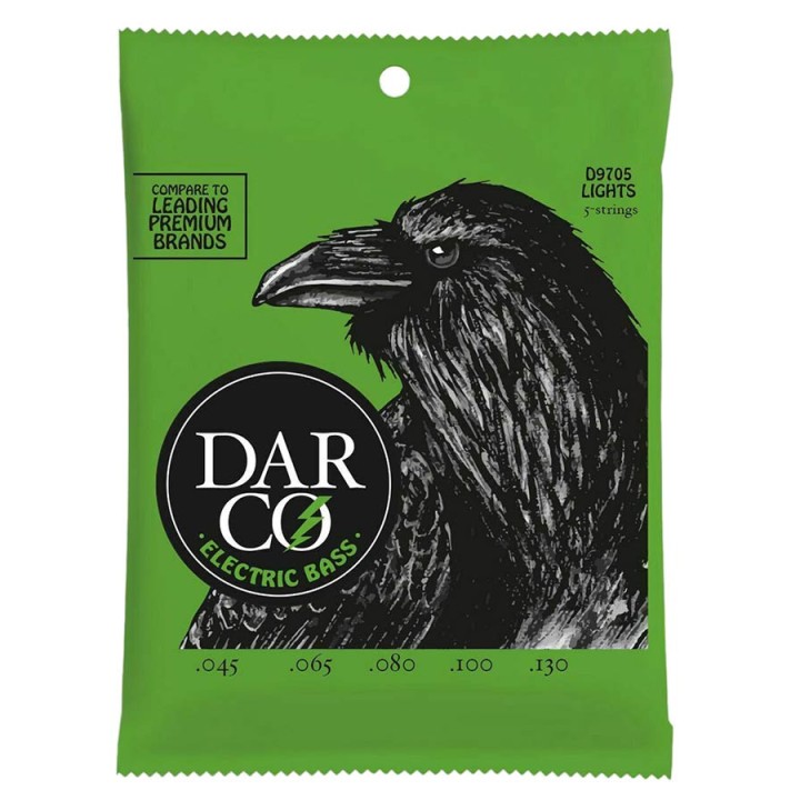 5-stīgu basģitāras stīgas Darco D9705 (45-130)