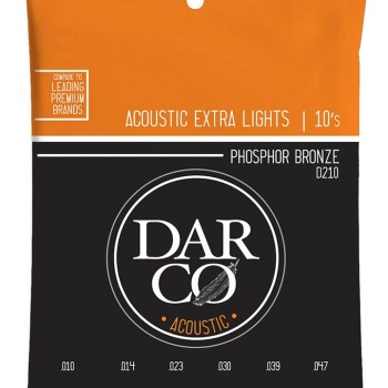 Akustiskās ģitāras stīgas Darco D210 (10-47)