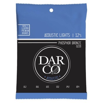 Akustiskās ģitāras stīgas Darco D220 (12-54) Akustiskās ģitāras stīgas Darco D220 (12-54)