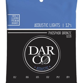 Akustiskās ģitāras stīgas Darco D220 (12-54)