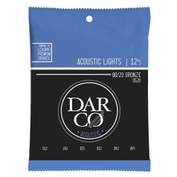 Akustiskās ģitāras stīgas Darco D520 (12-54) Akustiskās ģitāras stīgas Darco D520 (12-54)