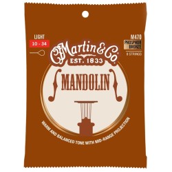 Mandolīnas stīgas Martin M470 Mandolīnas stīgas Martin M470