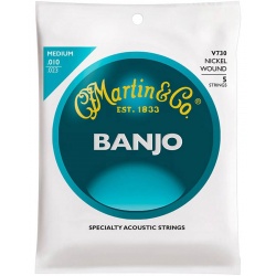 Martin string set 5-string banjo V730
