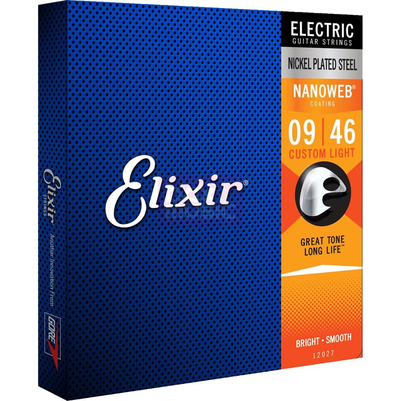 Elektriskās ģitāras stīgas Elixir Nanoweb 12027 (09-46) Elektriskās ģitāras stīgas Elixir Nanoweb 12027 (09-46)