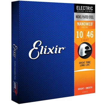 Elektriskās ģitāras stīgas Elixir Nanoweb 12052 (10-46) Elektriskās ģitāras stīgas Elixir Nanoweb 12052 (10-46)