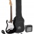 SX Electric Guitar Pack SE1SK-LHBK (left hand)