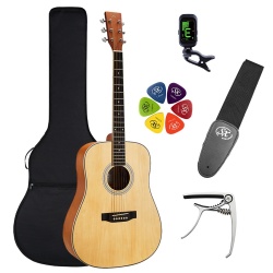 SX Lefthanded Acoustic guitar SD104LK-Kit