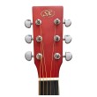 Akustiskā ģitāra SX SD104KRDS-Kit Akustiskā ģitāra SX SD104KRDS-Kit