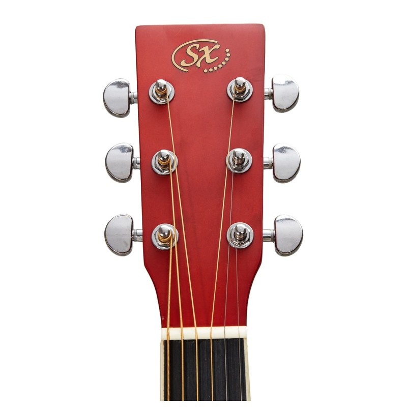 Akustiskā ģitāra SX SD104KRDS-Kit