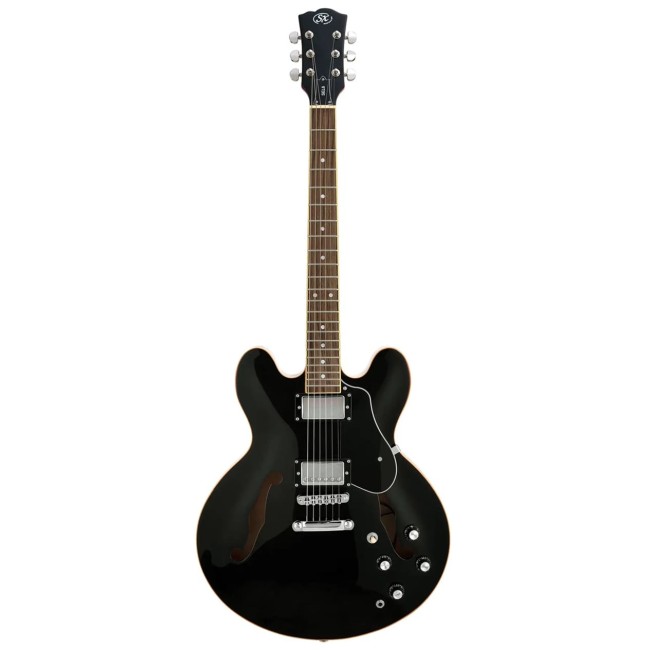 Pusakustiskā ģitāra SX SEL6-BK